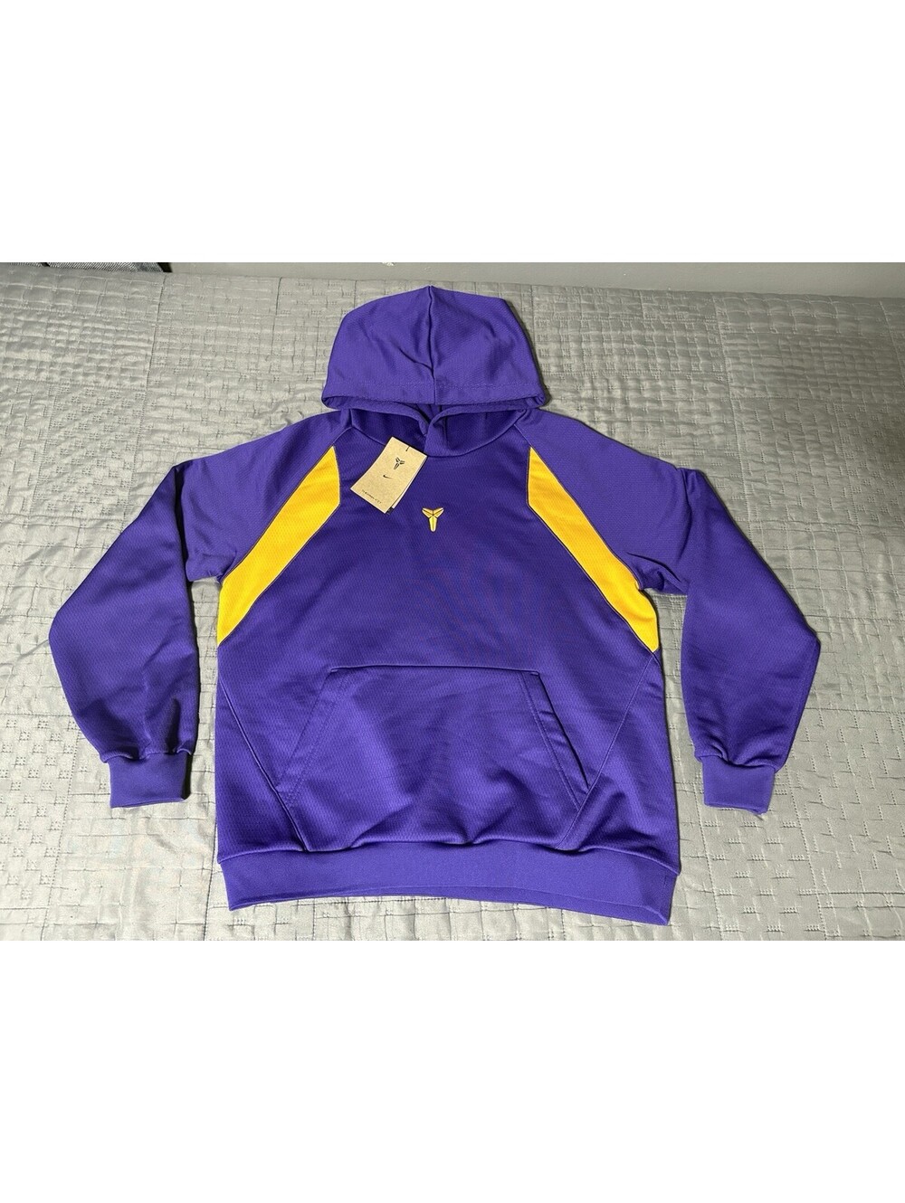 Nike Mamba Mentality Hoodie Kids XL Kobe Bryant Purple Gold Therma-FIT Youth